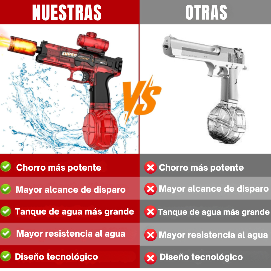 Pistola De Agua Shark MK5